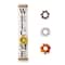 Glitzhome® 5ft. White Welcome Wood Porch Sign with 4 Changeable Wreaths